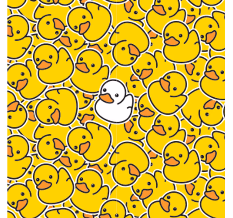 Portavasos frikis patrón de patitos juguetones - TenVinilo