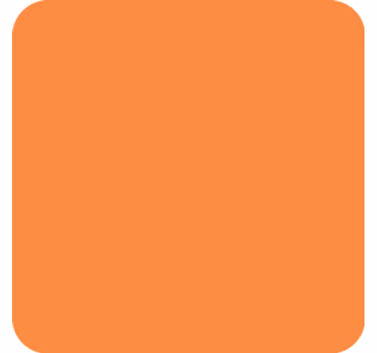 Portavasos superficie naranja simple - TenVinilo
