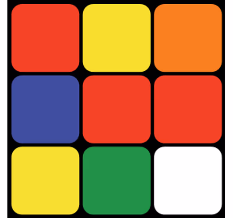 Portavasos frikis arreglo cuadrado colorido - TenVinilo