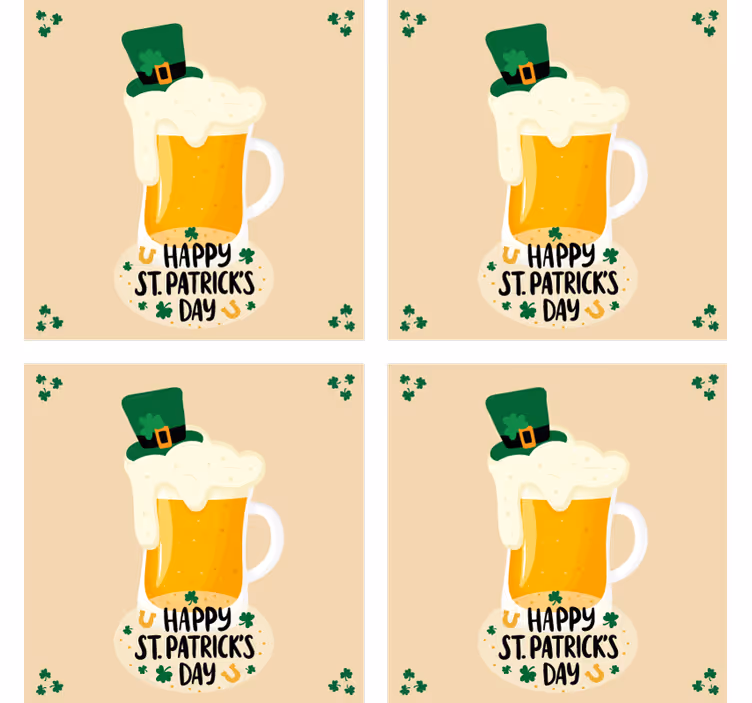 Portavasos cerveza taza festiva para cerveza - TenVinilo