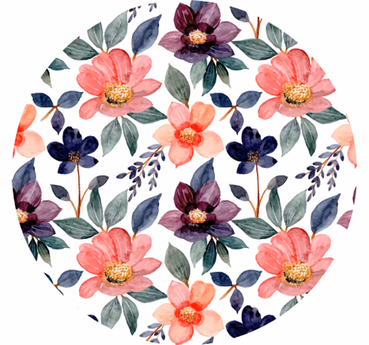Portavasos frikis estampado floral splash - TenVinilo