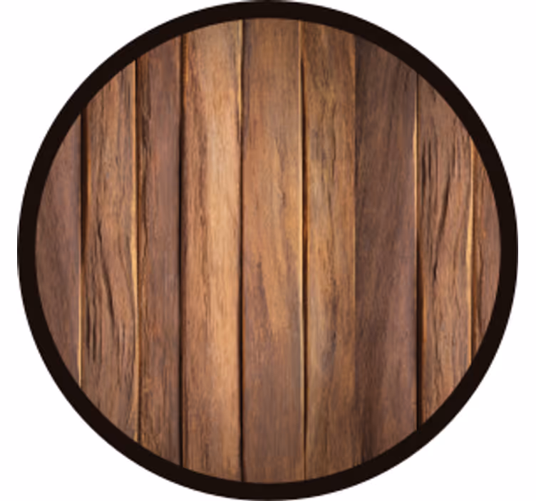 Posavasos vintage Pared y suelo de madera con superficie envejeci - TenVinilo