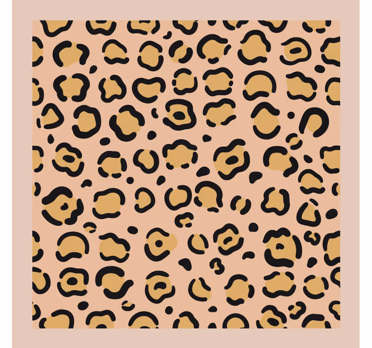 Portavasos estampado de leopardo - TenVinilo