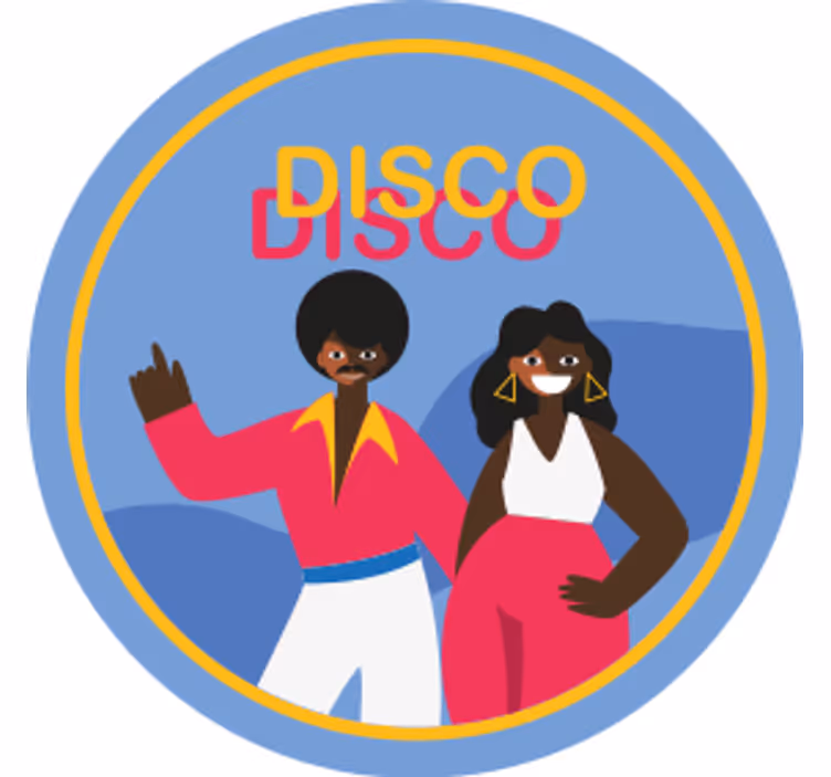 Portavasos frikis fiesta de disco y baile - TenVinilo