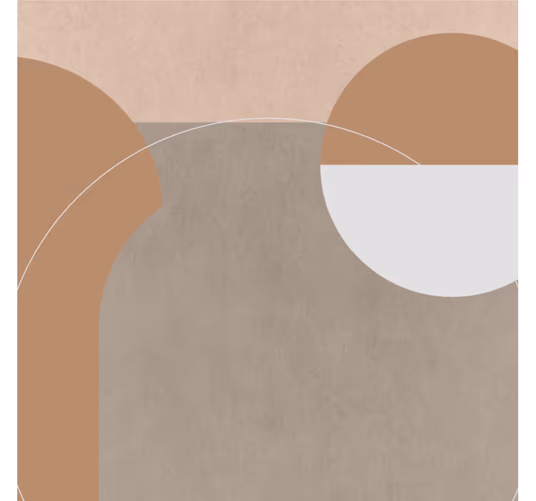 Portavasos moderno formas geométricas abstractas - TenVinilo