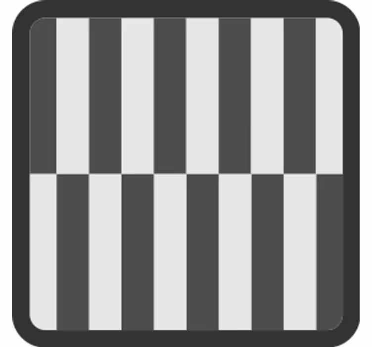 Portavasos patrón de superficie rayada - TenVinilo