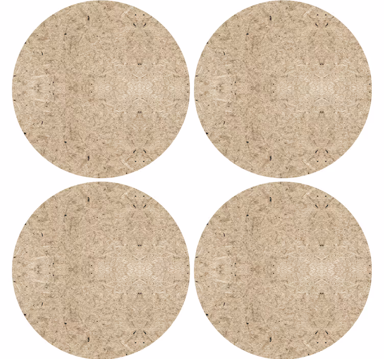 Posavasos textura Efecto de tablero de corcho de madera - TenVinilo