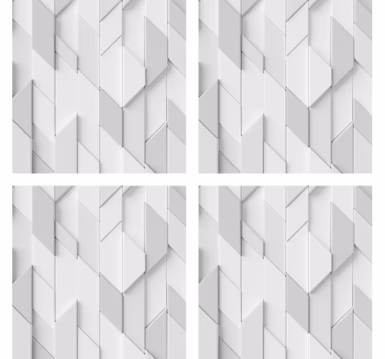 Portavasos patrón de relieve geométrico - TenVinilo