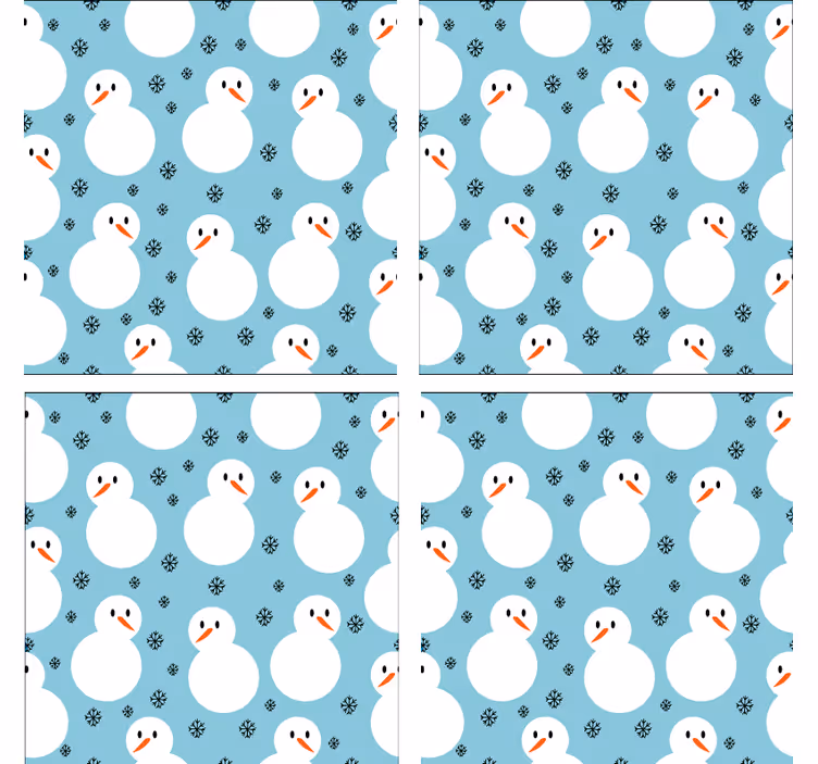 Portavasos navideño con fondo de muñeco de nieve - TenVinilo