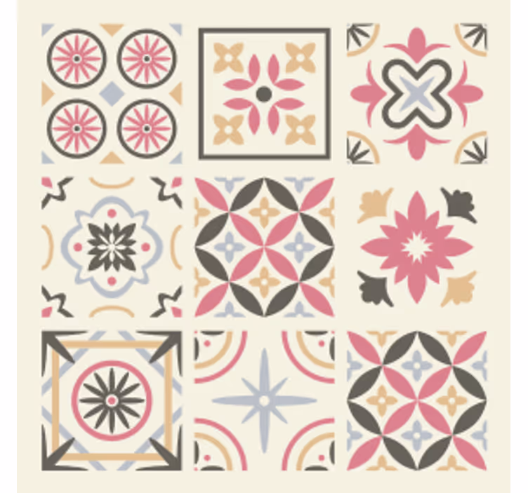 Posavasos azulejo Collage de "nicolle" - TenVinilo