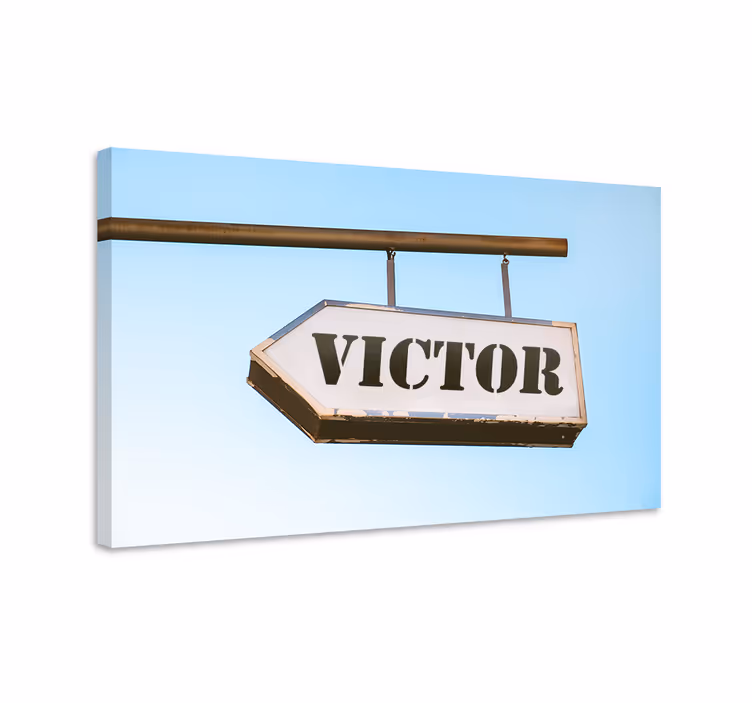 Cuadros con nombre Cartel personalizado - TenVinilo
