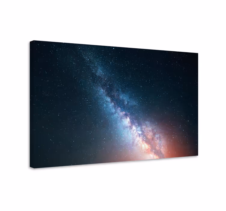 Cuadro moderno Estrella cielo azul noche - TenVinilo