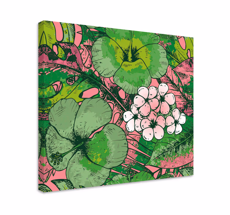 Cuadro de flores arreglo floral botánico - TenVinilo