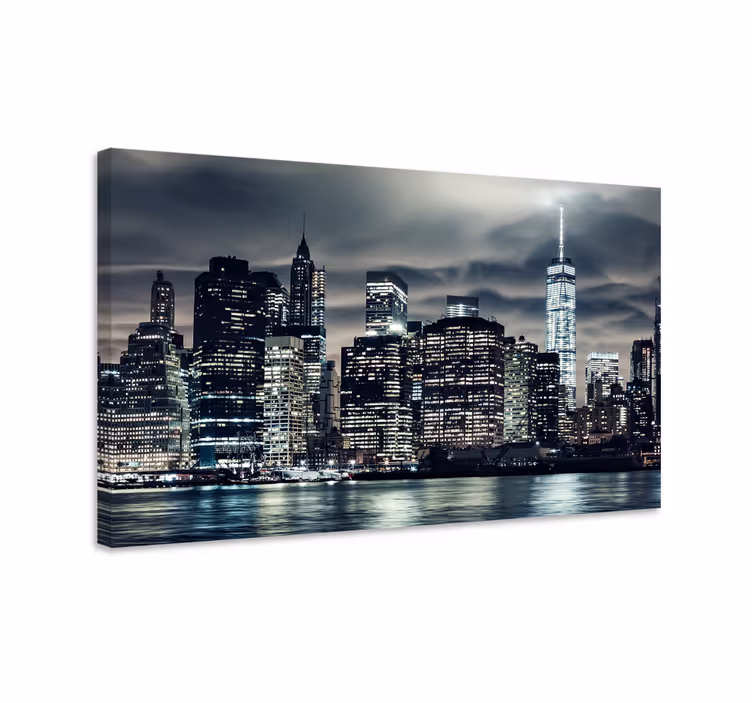 Cuadro ciudades horizonte de nueva york - TenVinilo