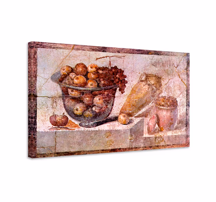 Cuadro bodegones arreglo de frutas - TenVinilo