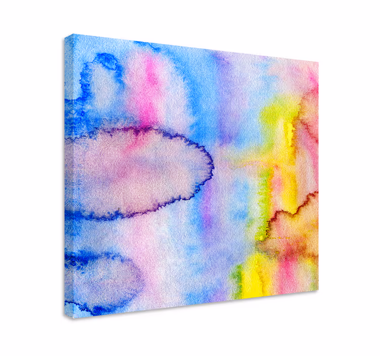 Cuadro en arte Pintura de colores de primavera - TenVinilo