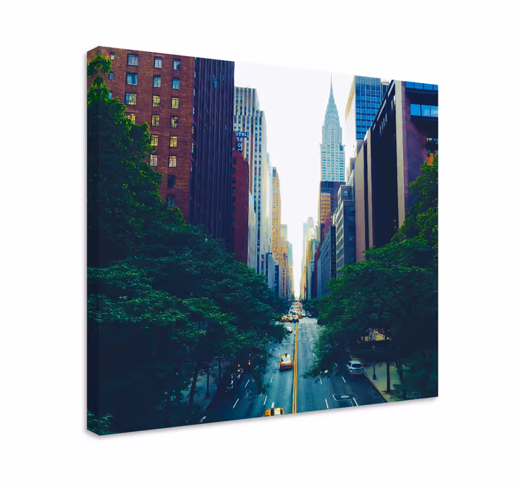 Cuadro paisajes Bonita ciudad moderna - TenVinilo