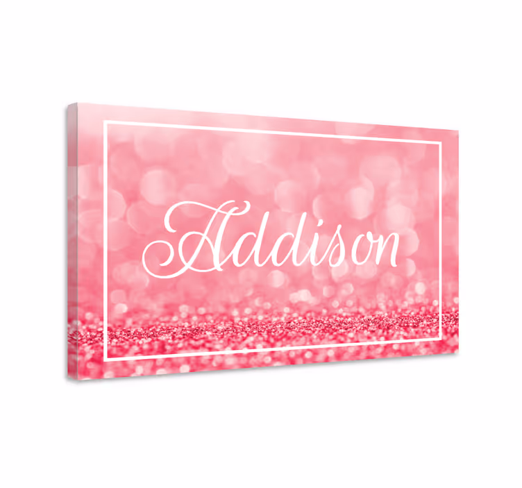 Cuadro personalizable Fluido degradado rosa brillante - TenVinilo