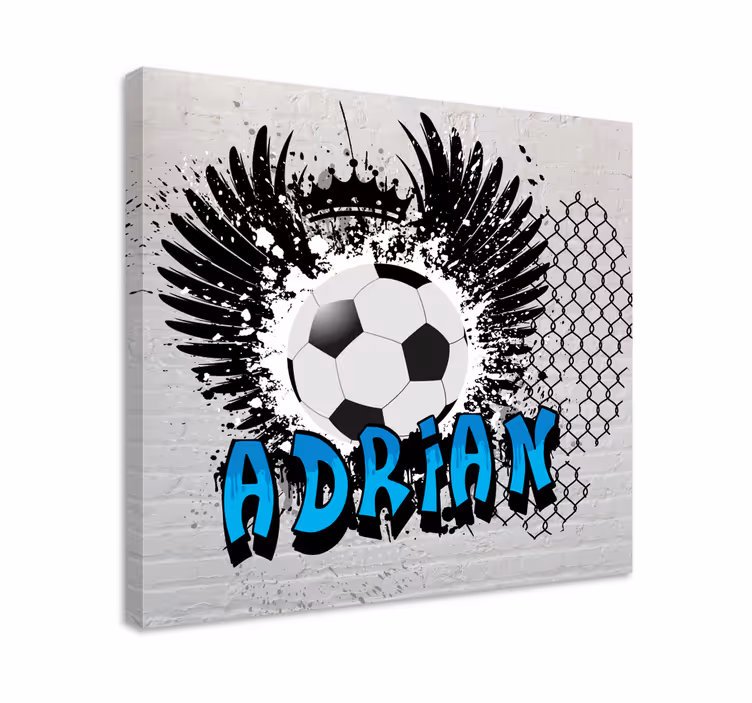 Cuadro deporte diseño inspirado en fútbol - TenVinilo