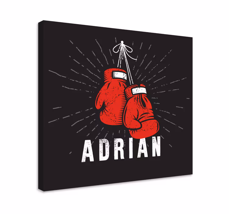 Cuadro deporte expositor de guantes de boxeo - TenVinilo