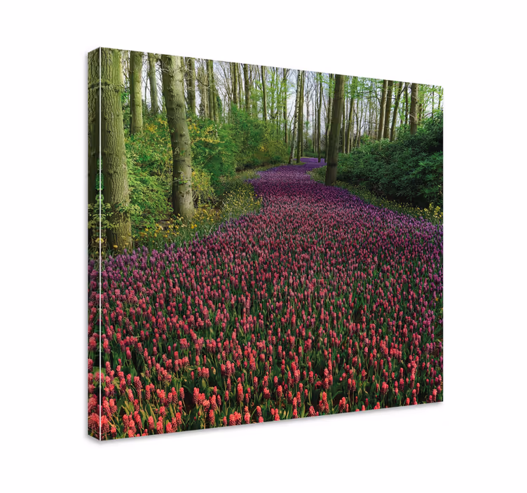 Cuadro de flores Paisaje en primavera - TenVinilo