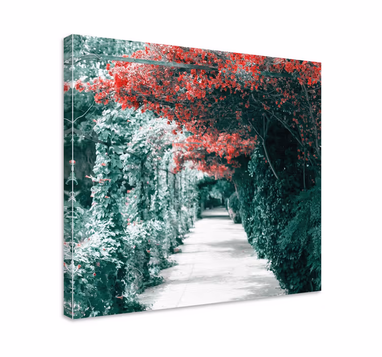 Cuadro de flores Callejón con - TenVinilo