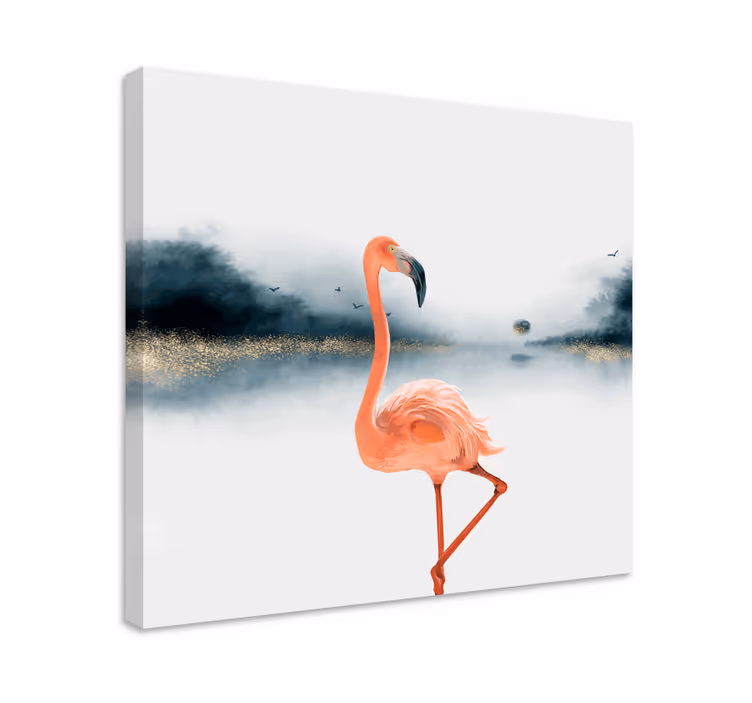 Cuadro paisajes flamenco elegante - TenVinilo