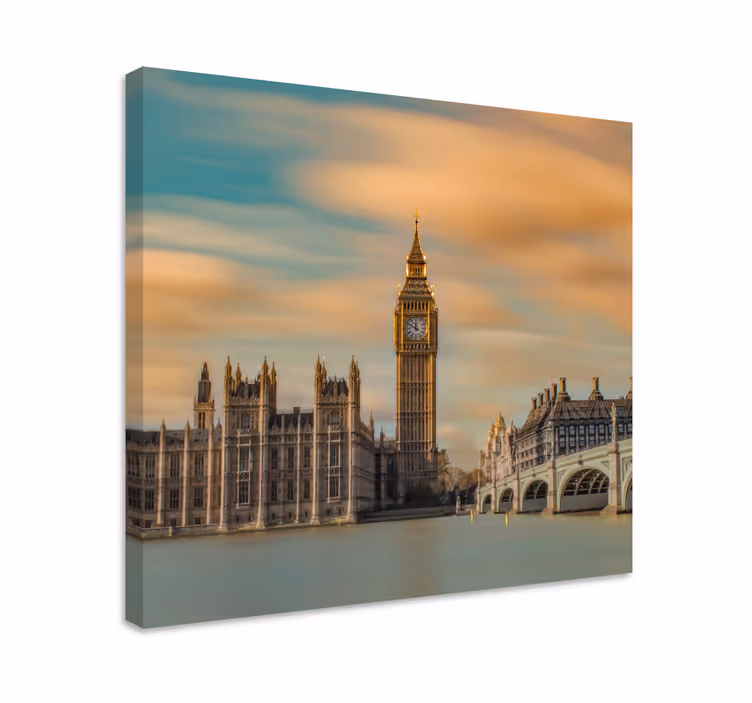 Cuadro ciudades Londres big ben fotografía moderna - TenVinilo