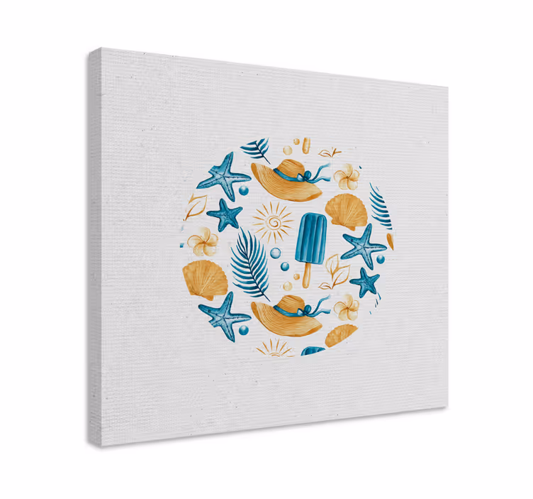 Cuadro de marineros helado de verano - TenVinilo