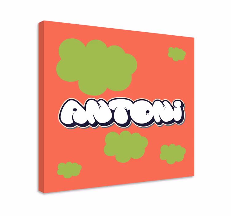 Cuadro abecedario estilo de letras divertidas - TenVinilo