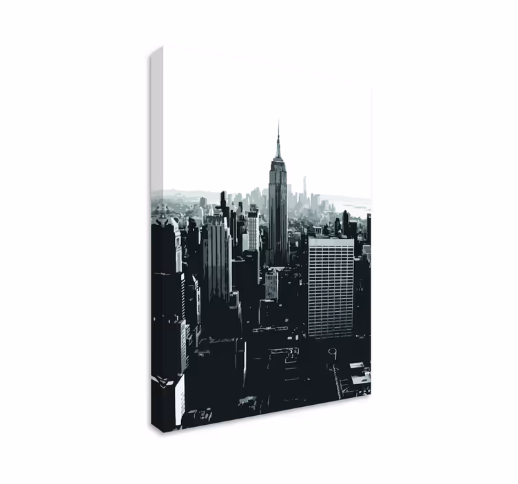 Cuadro ciudades perspectiva del empire state - TenVinilo