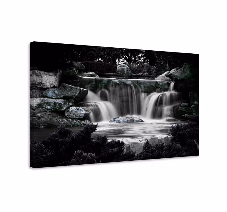 Cuadro paisajes caídas de agua serenas - TenVinilo