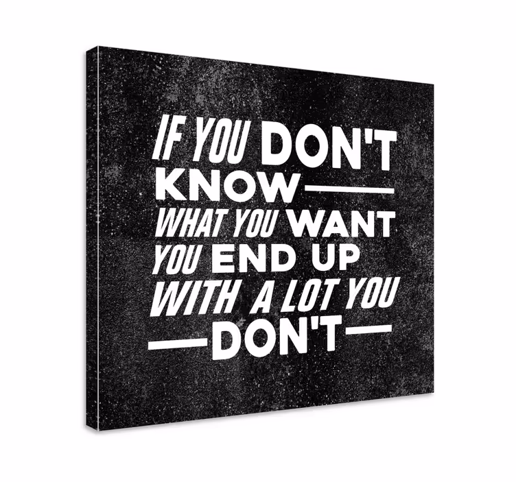 Cuadro frase reflexiones motivacionales de vida - TenVinilo