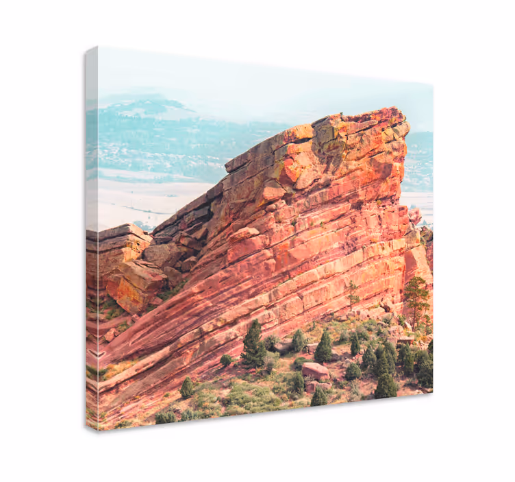 Cuadro paisajes Fotografía estética de formación rocosa - TenVinilo