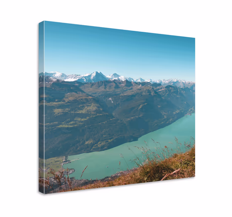 Cuadro paisajes vista de montaña sereno - TenVinilo