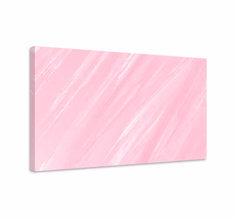 Cuadro en arte Pintura rosa estilo kawaii - TenVinilo