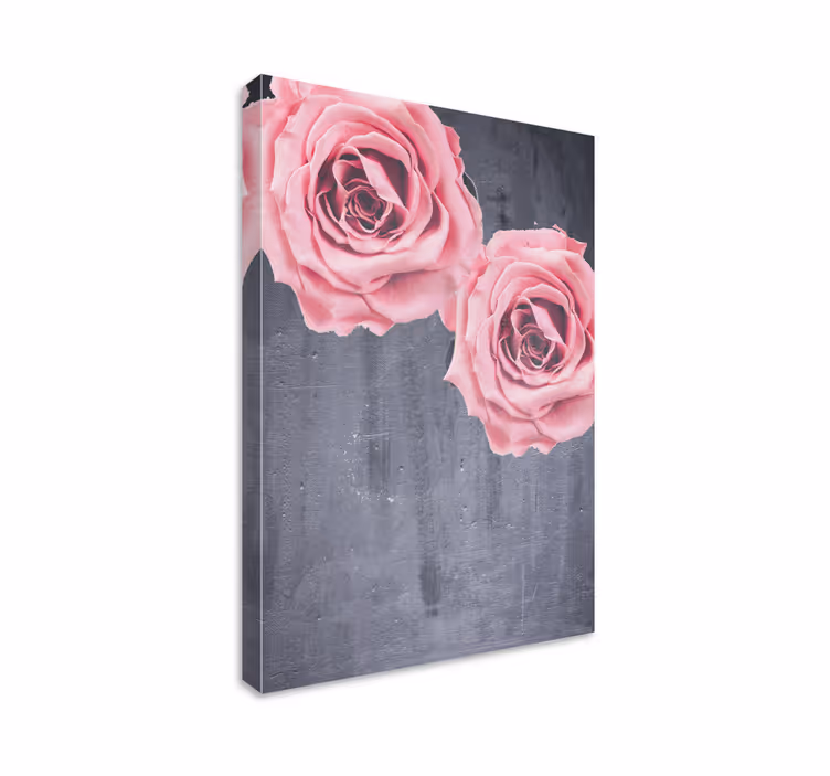 Cuadro de flores ramo de rosas blush - TenVinilo