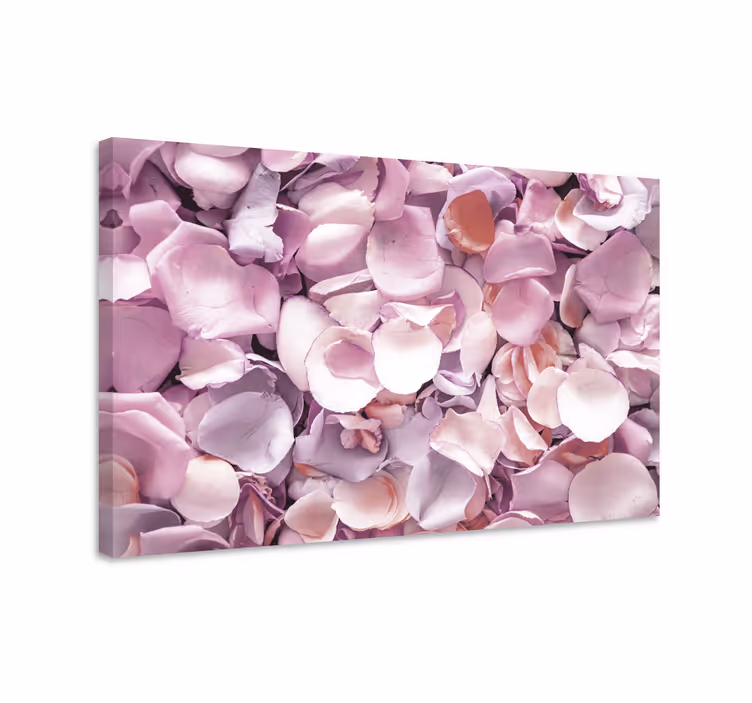 Cuadro de flores colección pétalos de rosa - TenVinilo