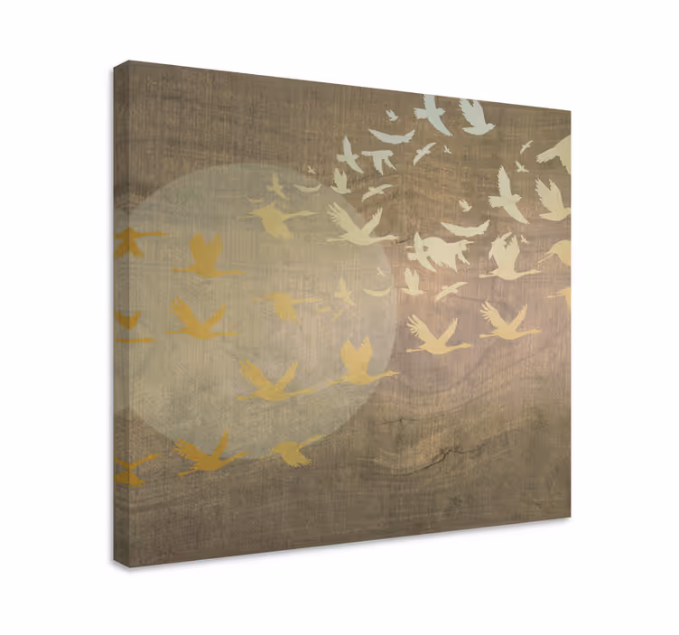 Cuadro aves grupo de pájaros - TenVinilo