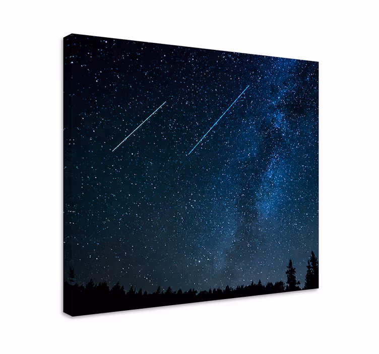 Cuadro paisajes cielo celestial de la tarde - TenVinilo