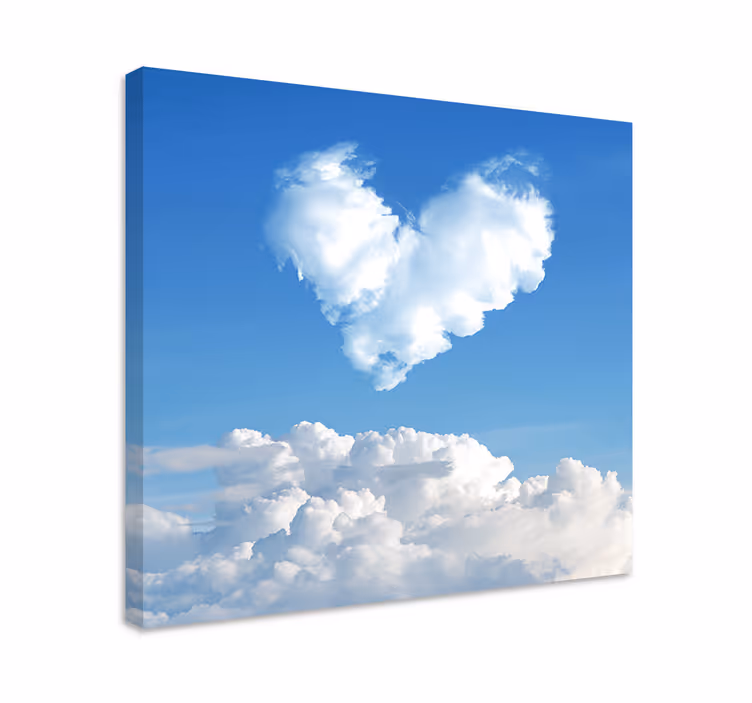Cuadro paisajes Fotografía del corazón del cielo - TenVinilo