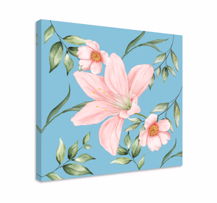 Cuadro de flores Decoración romántica de la vendimia - TenVinilo