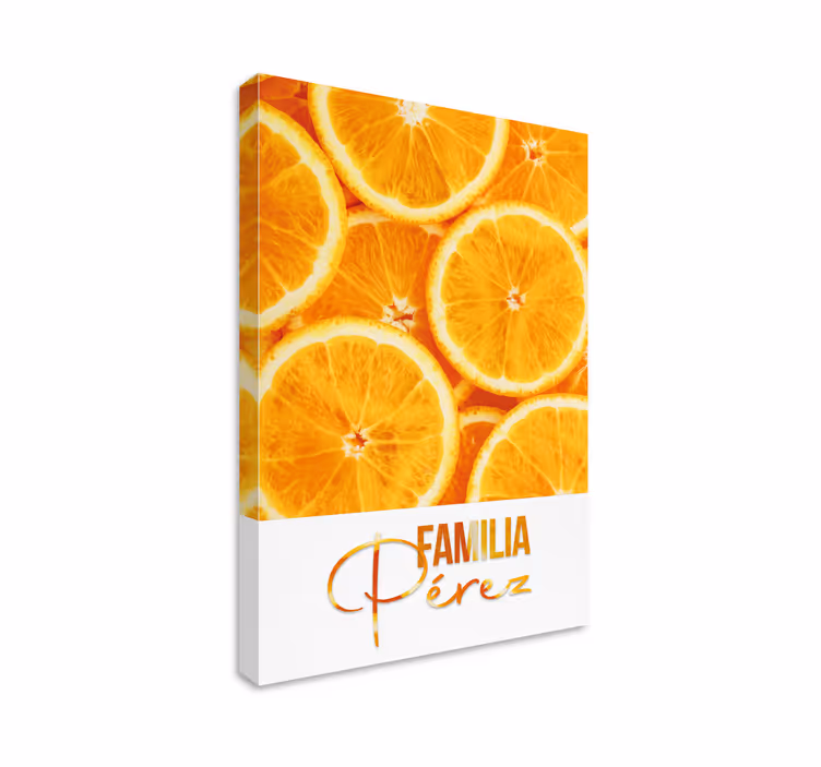 Cuadro bodegones naranja - TenVinilo