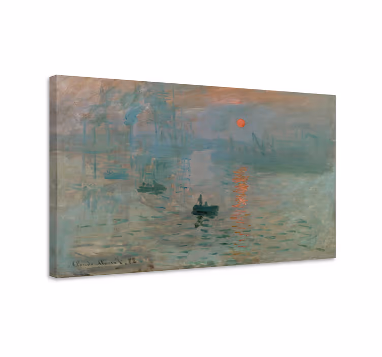 Cuadro artístico impresión del amanecer de MonetLa obra de arte I - TenVinilo