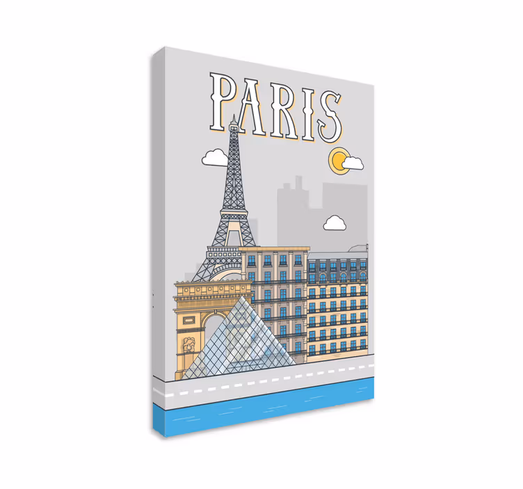 Cuadro ciudades parís - TenVinilo