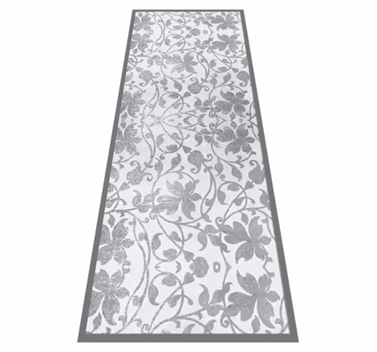 Alfombra vinílica cocina damasco de cemento - TenVinilo