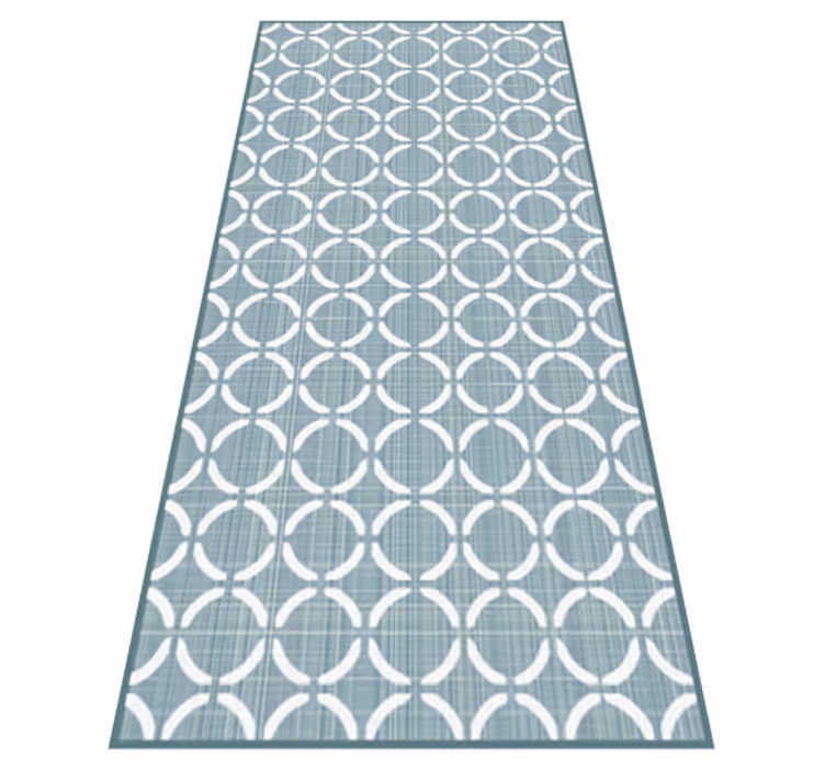 Alfombra vinílica cocina verde de estilo antiguo - TenVinilo