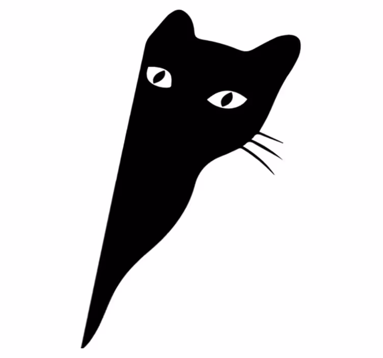 Alfombra vinílica de animales gato que llora - TenVinilo