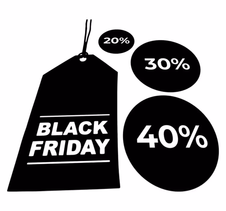 Alfombra vinílica black friday juego de 3 personalizables - TenVinilo