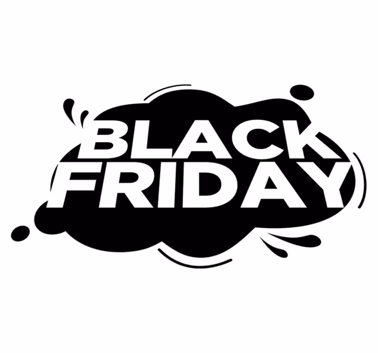 Alfombra vinílica black friday salpicadura pintura - TenVinilo